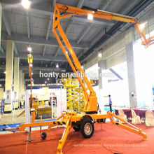 Electric/battery/ diesel powered articulated man lift/trailer boom lifts